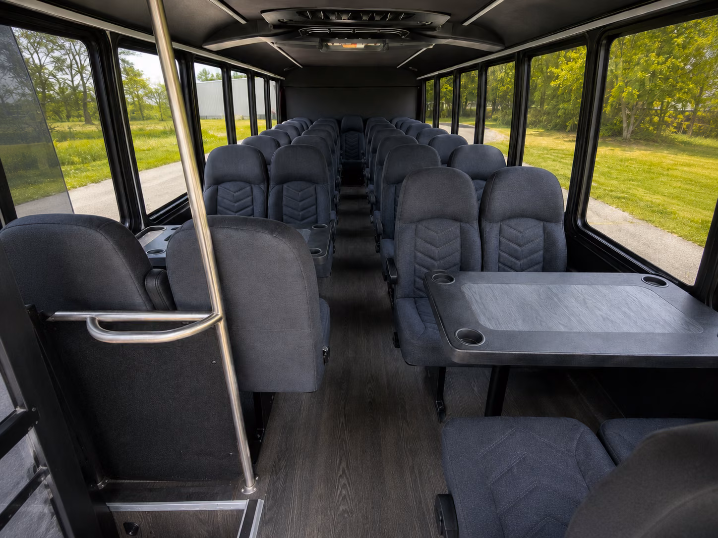 vancouver 18 passenger minibus inside