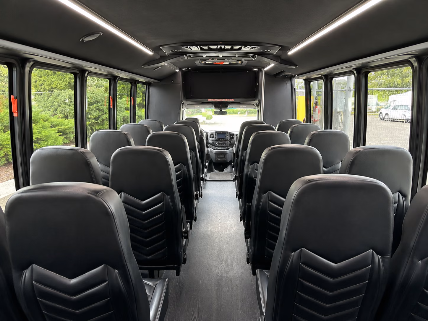 vancouver 18 passenger minibus interior