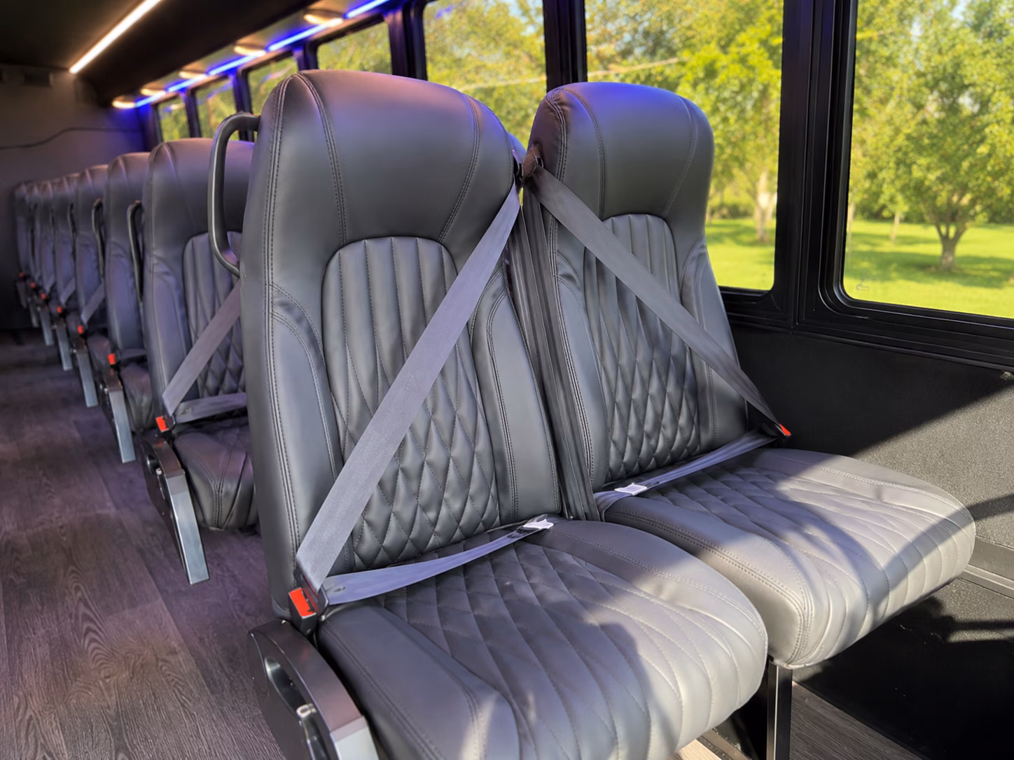 vancouver 20 passenger minibus inside