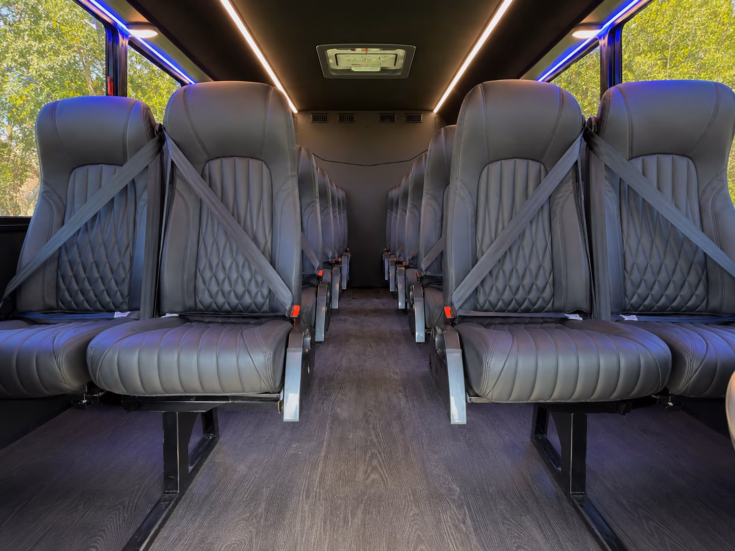 vancouver 20 passenger minibus interior