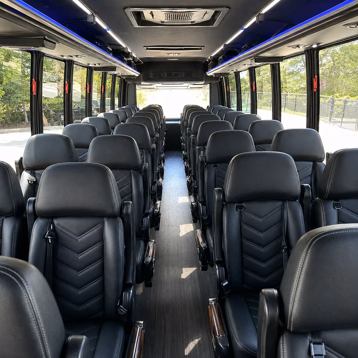 vancouver 25 passenger minibus inside