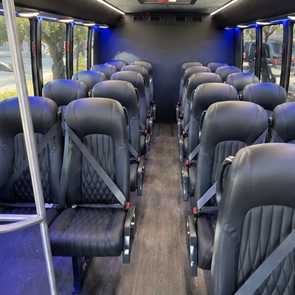 vancouver 35 passenger minibus inside