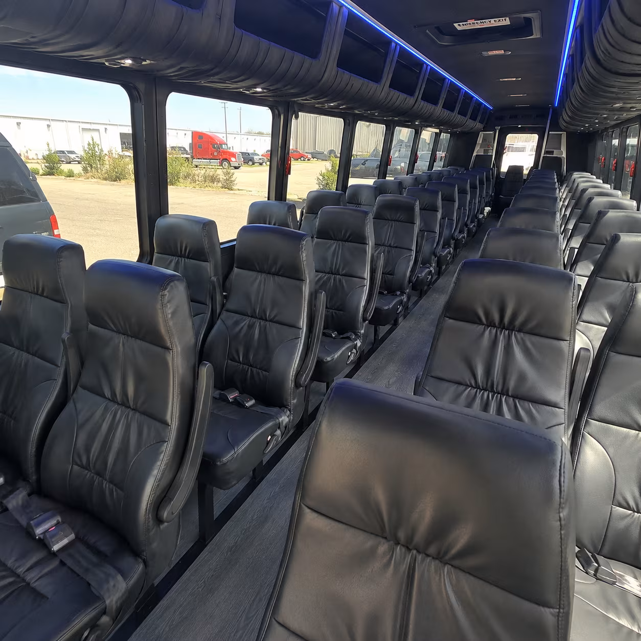 vancouver 35 passenger minibus interior