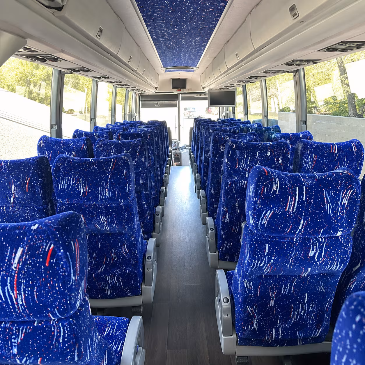 vancouver 50 passenger charter bus interior