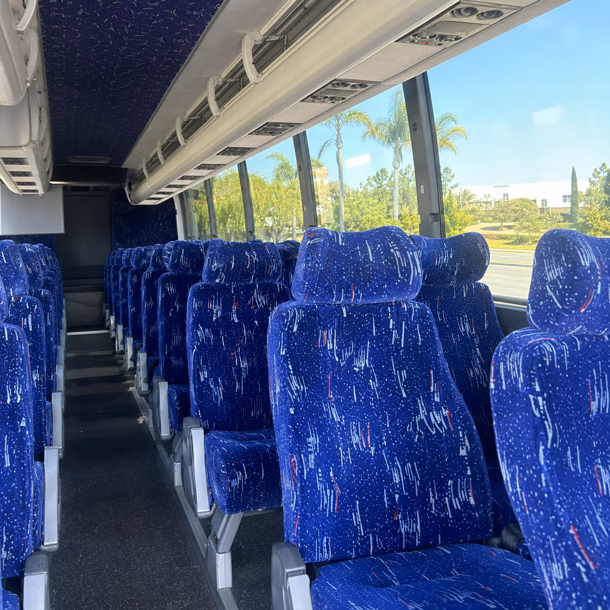 vancouver charter bus inside