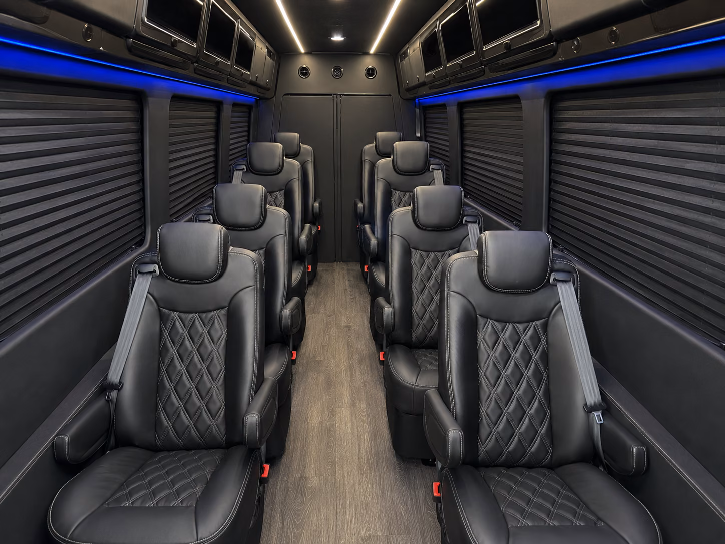 vancouver sprinter van with driver inside